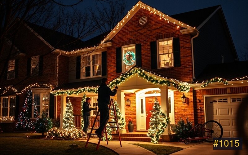 Christmas Light Installation